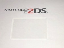 Nintendo 2DS Screen Cover LCD Lens Clear Part New Fit Great ! White