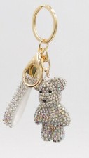 2 1/8" Teddy Bear Rhinestone Keychain Crystal Charm,Bling Bling Charm US SELLER