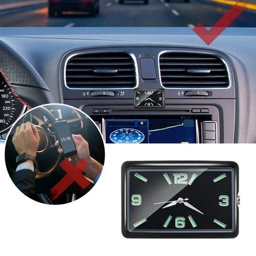 1x Luminous Car Interior Clock Dashboard Stick-On Watch Quartz Clock Accessories - Picture 12 of 17