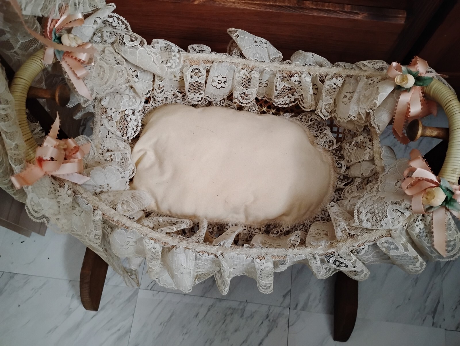 Baby Doll Bassinet Vintage