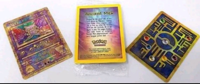 Ancient Mew Pokemon Card FACTORY SEALED 2000 Movie Promo HOLO FOIL RARE NM