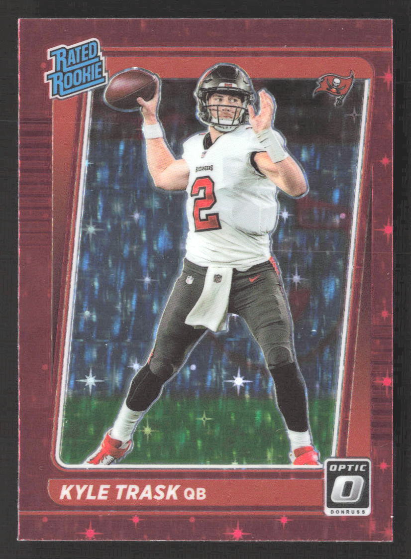 2021 Donruss Optic Kyle Trask #209 Red Stars RC Buccaneers