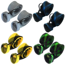 2 Pack Fishing Rod Socks Flat Pointed Fishing Pole Sleeve Cover Gloves with Band