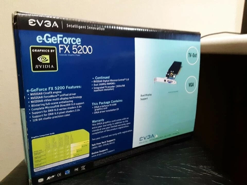 e-GeForce FX 5200 gaming, imaging, 3 D, video entertainment, Cinemantic Graphics - Image 2 of 3