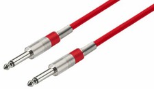 Monacor MCC-300/Rt Mono-Klinkenkabel-Mit 2 x 6,3 -mm-mono-klinkenstecker 3 M