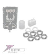 Team Exalt EXA0240 Non Magnetic Teflon 2-Pole Brushless Rotor Shim Kit 1/8" Shaf