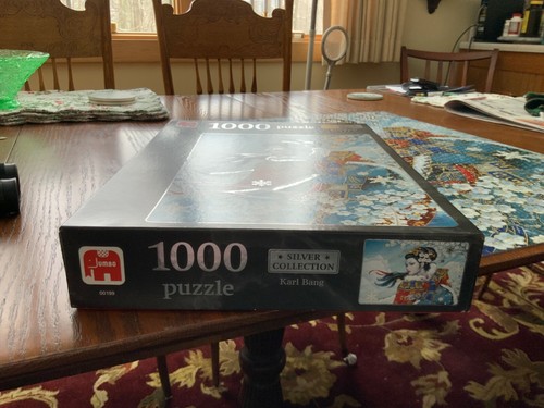 Karl Bang Silver Collection 1000pc "Winter's Majesty" 1999 Jumbo Jigsaw Puzzle - Picture 13 of 17