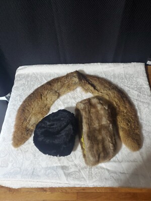 Vintage Brown Faux Fur Scarf Hat Banned Brown Faux Fur Lorna Hat – Unique Vintage main image 3