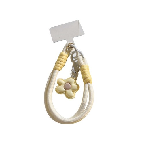 Handmade Leather Flower Strap Phone Accessories Anti-lost Rope - Photo 7 sur 18