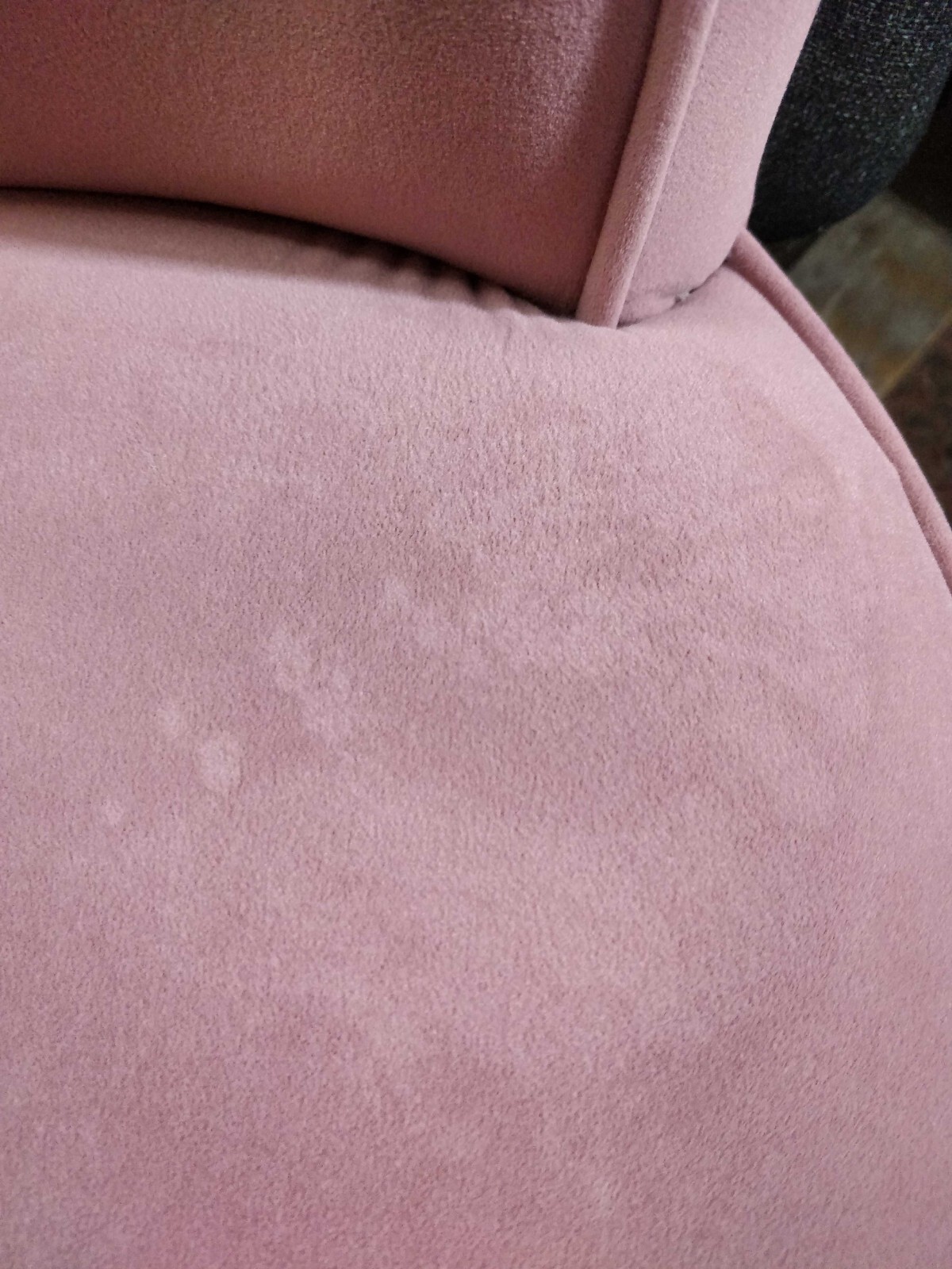 SECONDS French Chic Low Bedroom Chair Pink Velvet Dressing Table Stool Gold Legs eBay