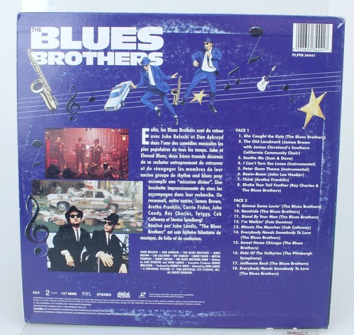 Laser Disc Film BLUES BROTHERS (Réf # 28) - Photo 2/3