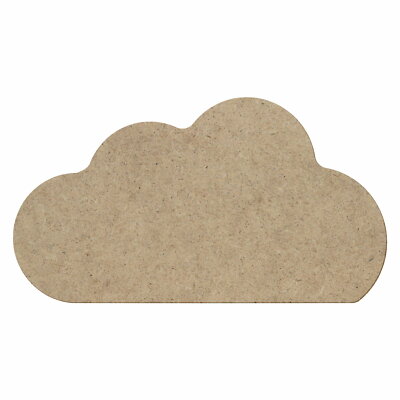 MDF Holz Wolke V2 - Deko Basteln 5-50cm
