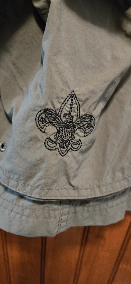 Boy Scouts Of America Short Adult Small Green BSA Supplex Nylon Cargo Drawstring - Image 4 of 4