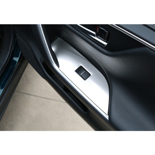Matte Silver Window Lift Switch Button Panel Trims For Toyota RAV4 2019-2023 - Bild 3 von 6