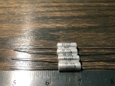 Lot of 4 NOS Polystyrene Film/Foil Audio Capacitors .1uf 50v 0.1uf 100nf