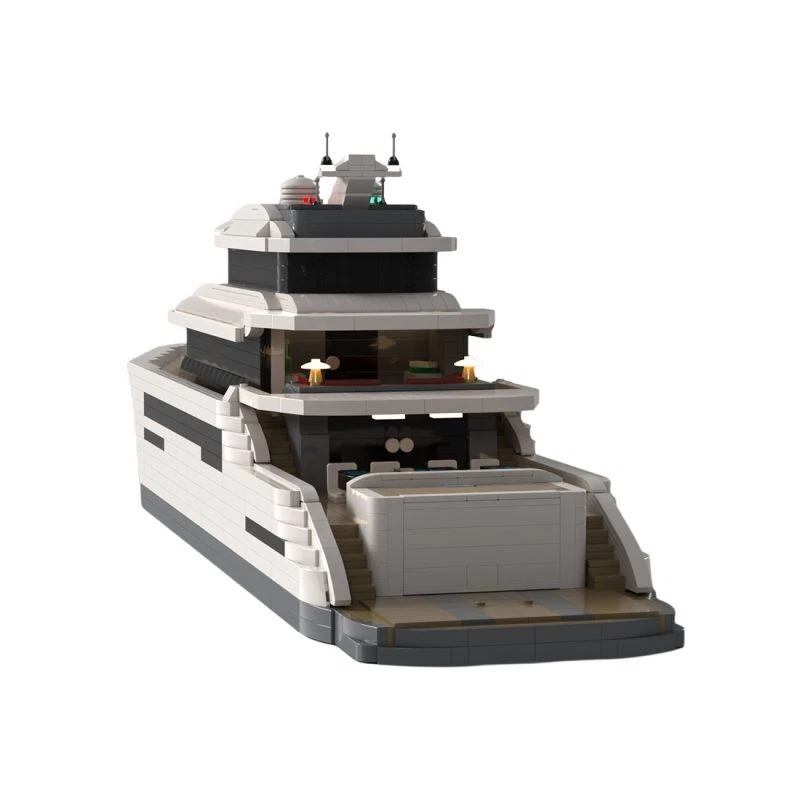 Суперроскошная модель яхты ZITIANYOUBUILD 3255 деталей набор игрушек-конструкторов как новая на картонке сборка - Изображение 4 из 4