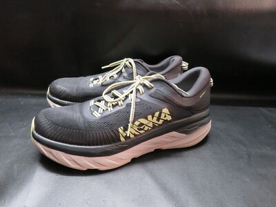 Hoka One One Mens Bondi 7 1110518 BGBT Black Running Shoes  display picture 3