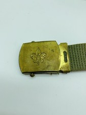 Vintage Boy Scouts of America Solid Brass Belt Buckle Made in USA BSA 31