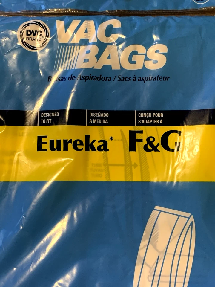 Pack of 3 Eureka F&G Vacuum Cleaner Bags DVC Brand - NEW - Image 2 of 4