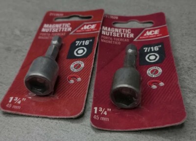 2-ACE 7/16 Magnetic Nutsetter 1-3/4