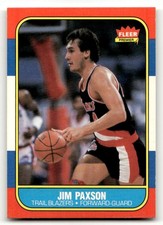 1986-87 Fleer #85 Jim Paxson