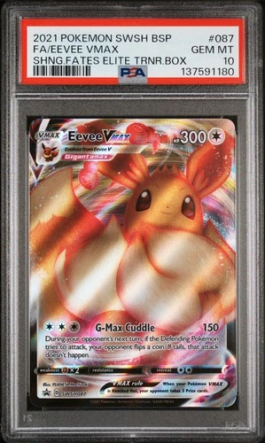 Pokemon Promo Eevee VMAX SWSH087 PSA 10