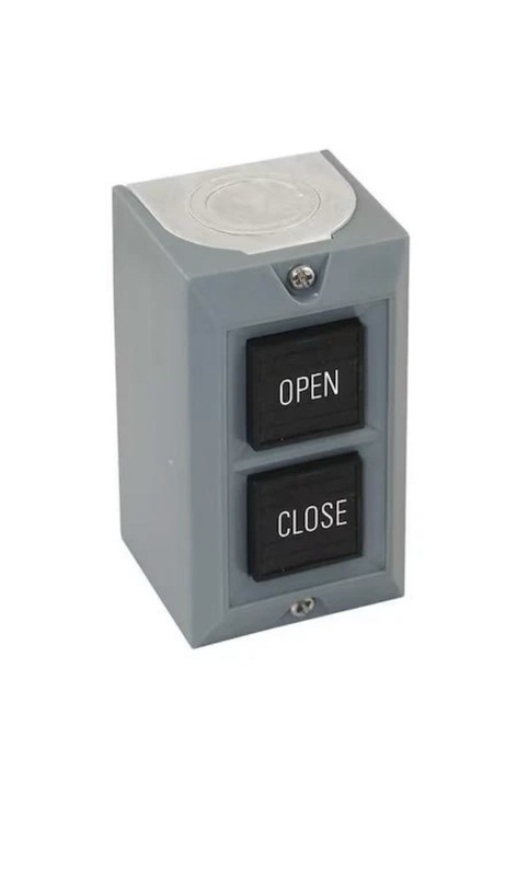 Dayton 20C792 Push Buttn Cntrol Station, 2No, Open/Close