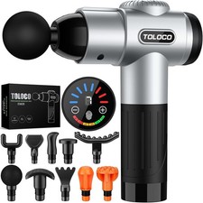 Massage Gun, Muscle Massage Gun Deep Tissue for Athletes with 10 Massage Heads,