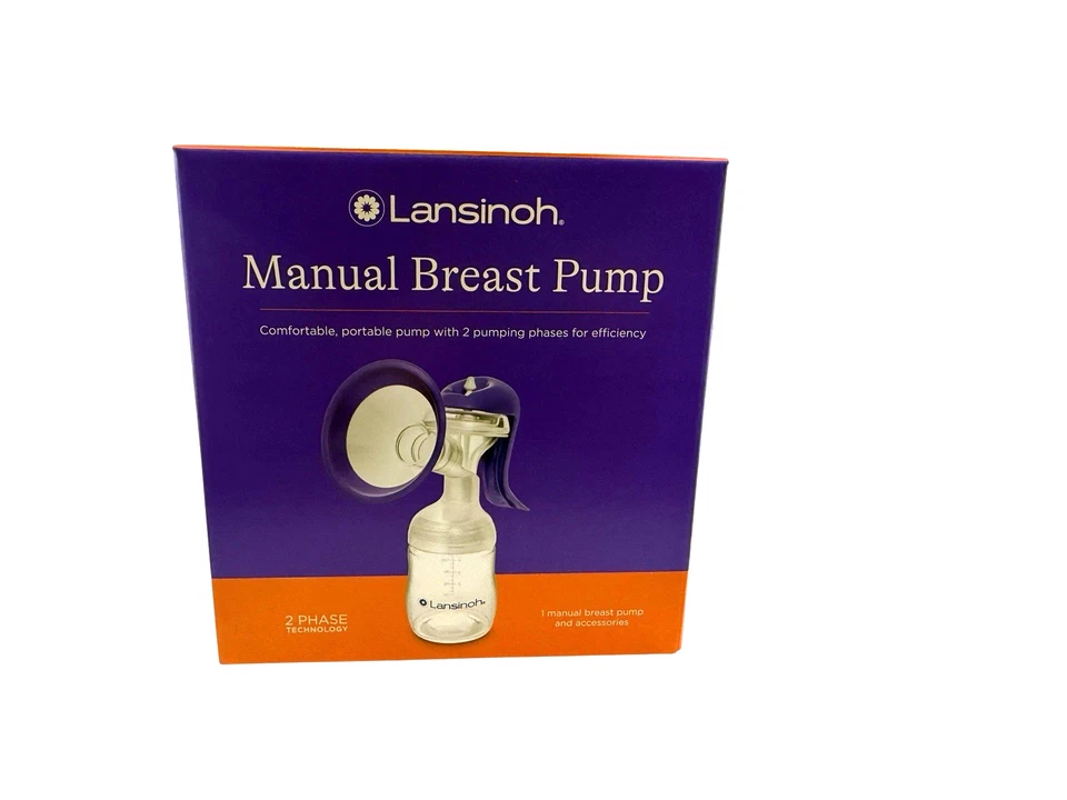 Lansinoh Manual Breast Milk Pump 2 Phase w/ Accessories Brand New- Set of 2! - Image 3 of 4