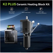 Official K2 Plus Ceramic Hotend Kit - 350 C Resistant