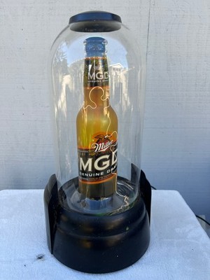 Vintage MGD Lightening Back Bar Dome Sign RARE Working