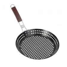 Grilling Skillet Roasting Cooking Outdoor Pan Easily Clean Cookware Frying Pan