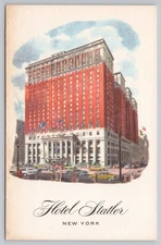 Hotel Statler Hilton New York Postcard
