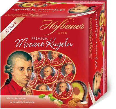 Mozartkugeln Zartbitter Box 600g (30 Stk.)