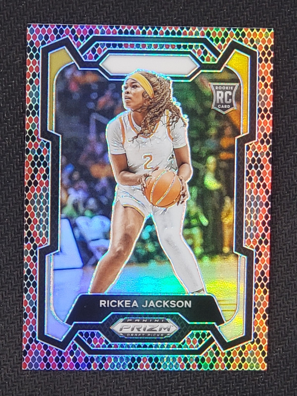 2024-25 Rickea Jackson Panini Prizm Draft Picks Prizms Snakeskin #44 RC Vols
