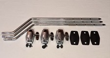 Lot Accastillage TAMA Superstar : 3 Supports de Tom (Brackets) + 3 Tiges en L