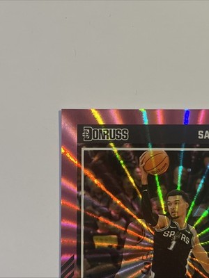 2024-25 Donruss #6 Victor Wembanyama Holo Pink Laser #/50 | eBay