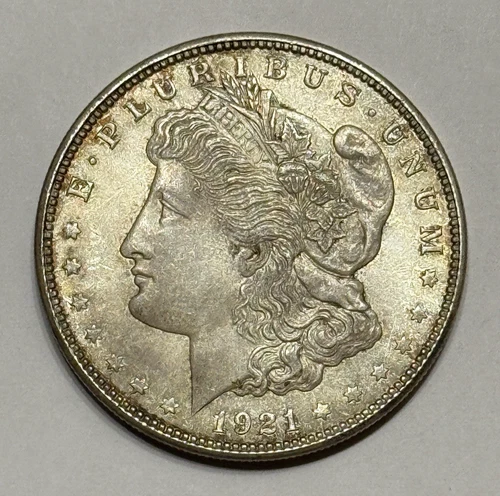 1921 D Morgan Silver Dollar (90% Silver) ~ MS+