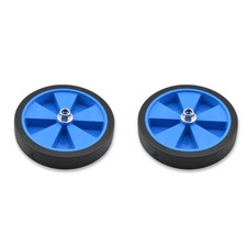 Par de ruedas completas para estabiciclo llanta azul para bici bike accesorios