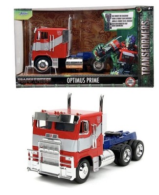 Jada and Hot Wheels Transformers Optimus Prime Lot of 4 Red Blue Silver