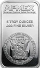 APMEX 5 TROY OUNCE .999 SOLID SILVER BULLION BAR AMERICAN PRECIOUS METALS
