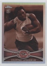 2012 Topps Chrome Sepia-Tone Refractor 21/99 Courtney Upshaw #71 0a1