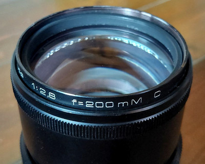 Carl-Zeiss Jena - SONNAR electric 2.8/200mm MC / M42 - Factory Fail Subtitle