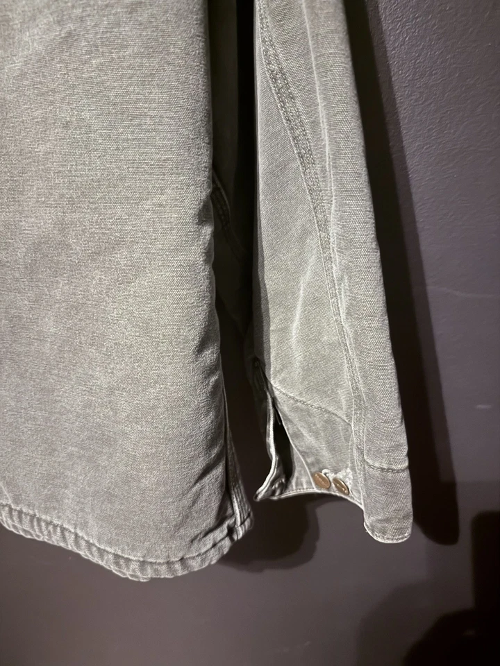 USA Made Carhartt Jacket Men’s Size XXL Corduroy Collar 14806 Coat Wool Lined - Image 4 of 4