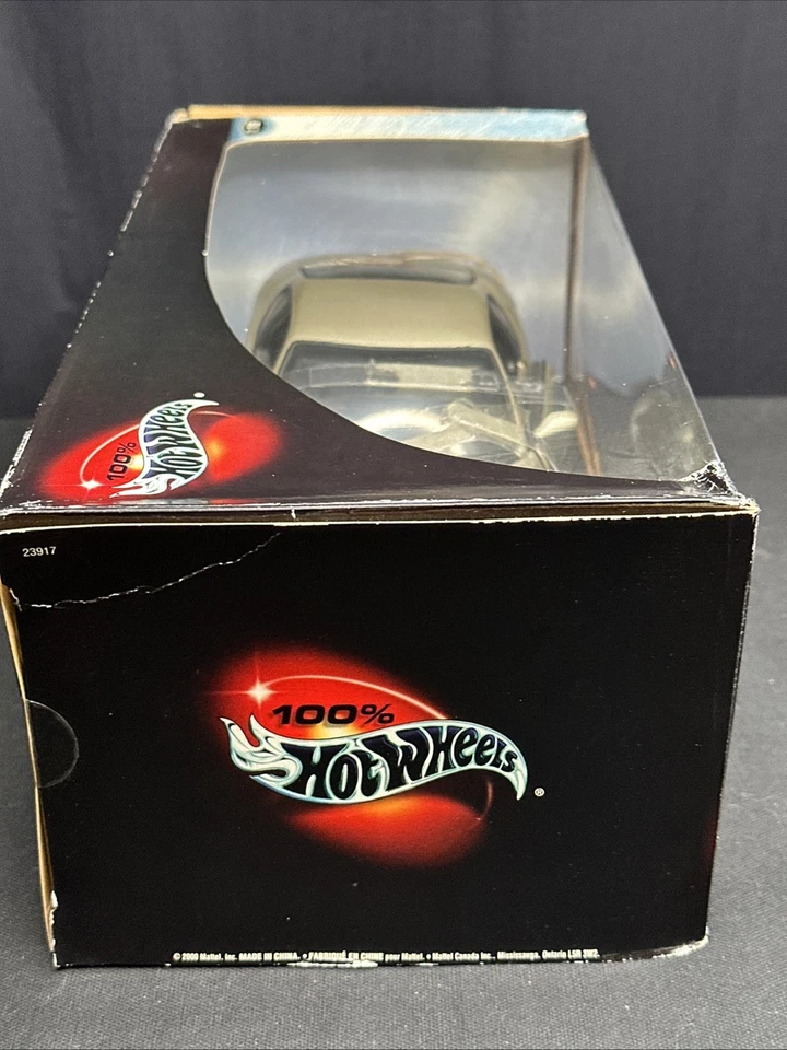 100% Hot Wheels 1/18 Scale Hot Wheels Ferrari 456M  Diecast Golden Sand Color - Image 3 of 4