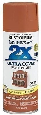 Painter's Touch 2X Spray Paint, Satin Cinnamon, 12-oz.