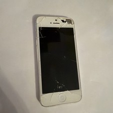 Used iPhone 5 Model 1428 With Cracked Screen Good for Parts