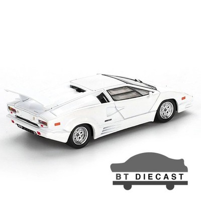 MINI GT 25th ANNIVERSARY LAMBORGHINI COUNTACH 1/64 DIECAST WHITE
