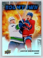 2025-26 Upper Deck #BT-12 Kiefer Sherwood Boomtown