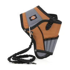 Drill Holster Tool Belt Pouch 5 Pocket with Safety Tether Dickies 57097